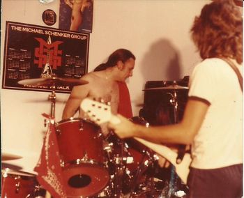 Bill Ward of Black Sabbath and MIke Rust
