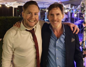 Nigel and Rob post gig
