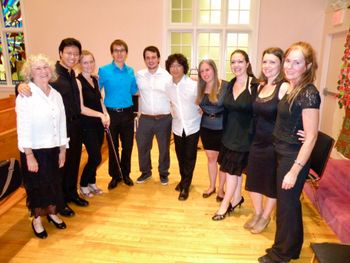 Thornhill Chamber Music Institute, with our outstanding coach and mentor, Gretchen Anner
