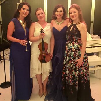 Honoured to be concertmaster with the three Nightingales at Casa Loma
