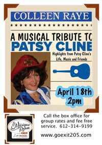 Tribute to Patsy Cline - Colleen Raye - 2:00 PM Matinee