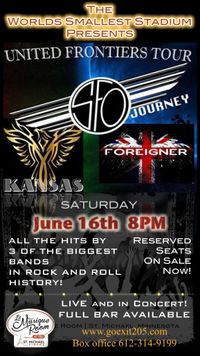 SFO - A TRIBUTE TO JOURNEY featuring a salute to Foreigner & Kansas