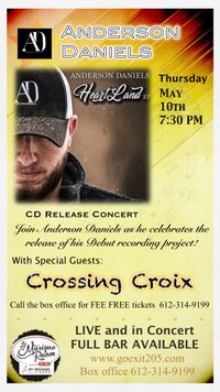 Anderson Daniels CD Release with Special Guest Crossing Croix