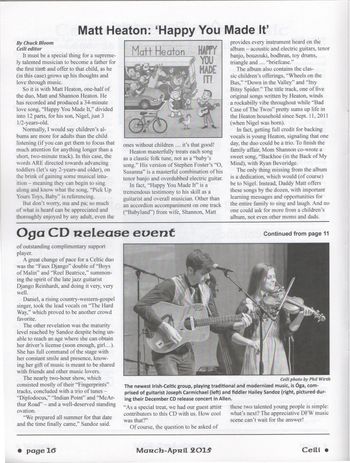 Óga CD Release cont. from page 11
