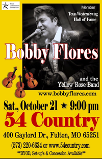 Bobby Flores & The Yellow Rose Band, 54 Country