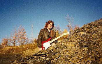 1996 - That red Fender American Strat now belongs to one of Keith's friends in Japan
