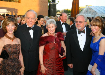 Mrs. Argyros, Henry Segerstrom, Joan Morris, William Bolcom, Elizabeth Segerstrom
