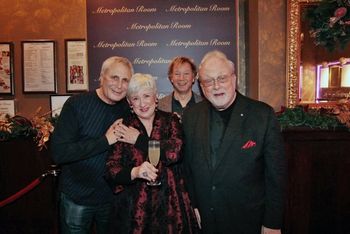 John Corigliano, Joan, Mark Adamo, Bill.
