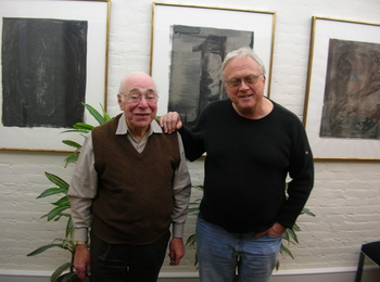 Bill with his longtime publications editor, Bernard Kalban, in 2005 [now deceased].

