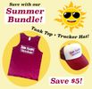 Summer Tank Top and Trucker Hat Bundle
