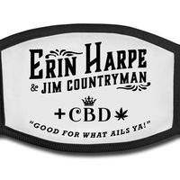 Erin Harpe CBD Logo Mask