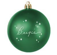 "QUEEN B" Shatterproof Ball Ornament (Green)