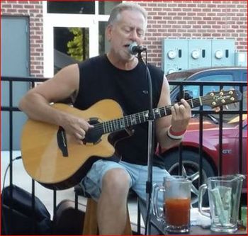 Dave on 3 Amigos Patio
