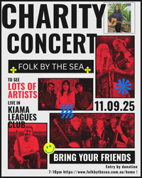 Charity taster gig for Folk By The Sea