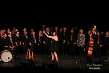 Al Whittle Theatre, Wolfville, NS with The North Mountain Singers.
