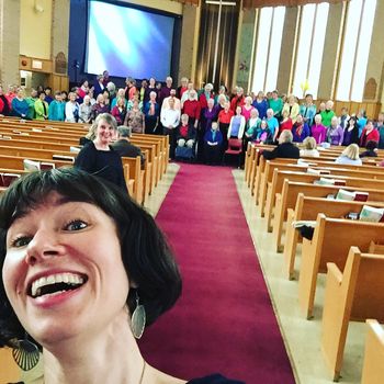 A #SoundCheckSelfie with about 1/3rd of the You Gotta Sing Chorus. Bedford, NS
