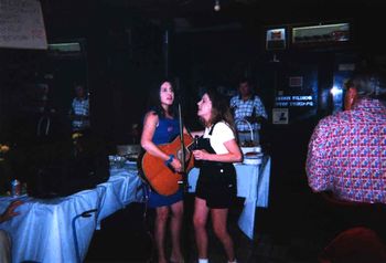 Rayna Kay Osia and Shelley Osia at the Hwy Bar in St. Louis MO
