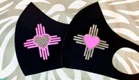 Pretty In Pink Zia Heart Masks COMBO SET