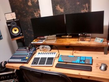 The home studio setup
