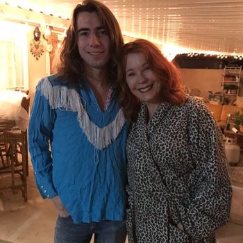 With Pamela Des Barres
