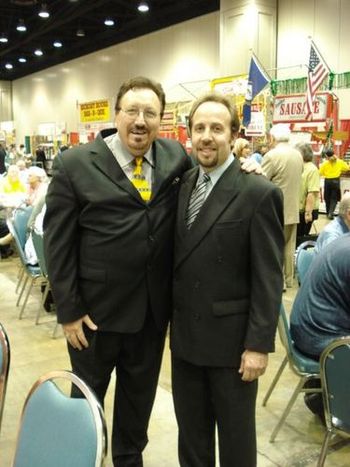 Steve and Ronny Hinson at National Quartet Convention

