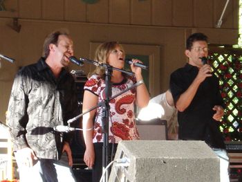 Singing at the Lester Flatt Memorial Park
