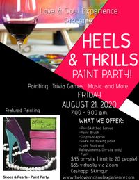 Heels and Thrills: Paint Party