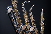 "Oska T"  by T.Monk, for 5 saxophones, piano, bass and drums