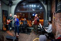 The Cobblestones Band performs at our birthplace on Maine Street, Norway