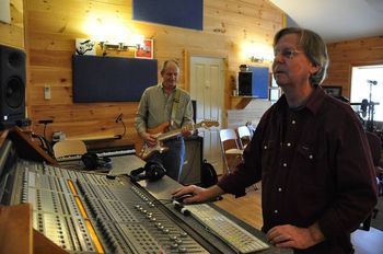 Alan at the board making us sound good.
