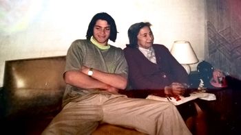 With Grandma back in Chile, circa '93
