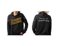 Timmy Brown - Unisex Black & Gold Sweatshirt -$40