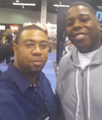 With Aaron Spears
