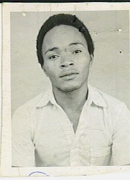 Siama age 19, when he lived in Uganda and played with Kombe Kombe band.
