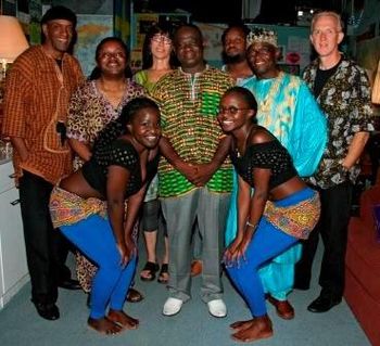 Siama, Marimba Africa band & Samba Mapangala in 2011
