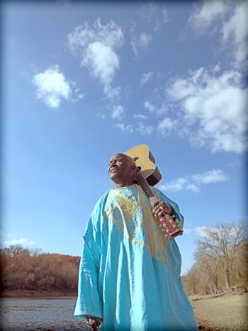 Siama at his favorite spot by the Mississippi River in St. Paul, MN (photo by Dallas Johnson)
