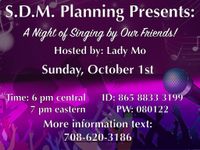 S.D.M. Planning presents: A night Of Singing