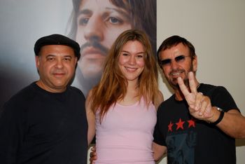 With Joss Stone and Ringo
