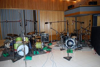 Jim Keltner and Ringo Drum setup
