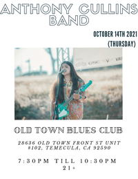 Anthony Cullins Returns to The Old Town Blues Club