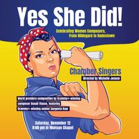 Azusa Pacific University Presents "Yes She Did!" a night celebrating women composer featuring Sangeeta Kaur (FREE)