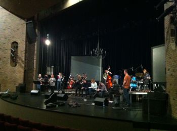 Rehearsals for the folk opera Hadestown  in which I sang the part of Hades.
