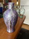 Purple Silver Vase