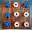 Walnut and Epoxy Tic Tac Toe Game