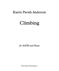 Climbing - SATB and piano score