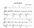 Lay Me Down Piano/Vocal Score