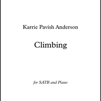 Climbing SATB / Piano Score