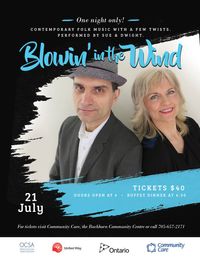 Sue and Dwight - 'Blowin' in the Wind' - EVENT IN CONJUNCTION WITH SMILE THEATRE