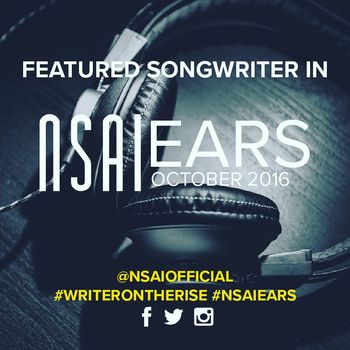 Recommended by NSAI Evaluators as a Songwriter on the rise & "One To Watch"
