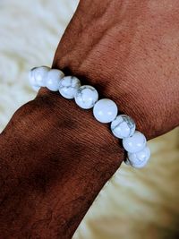 White Howlite Jasper Bracelet 